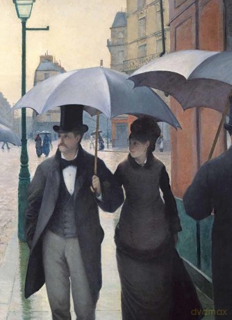 Paris Street; Rainy Day Notebook - Gustave Caillebotte [KSIĄŻKA]