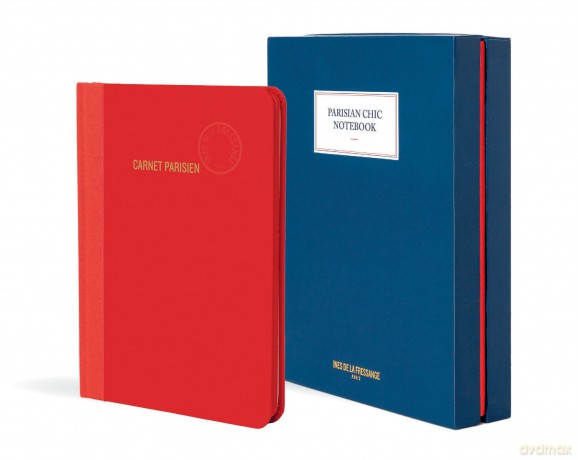 Parisian Chic Notebook (red, large) - Ines de la Fressange [KSIĄŻKA]