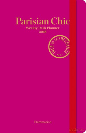 Parisian Chic: Weekly Desk Planner 2018: Imitation leather - Sophie Gachet [KSIĄŻKA]