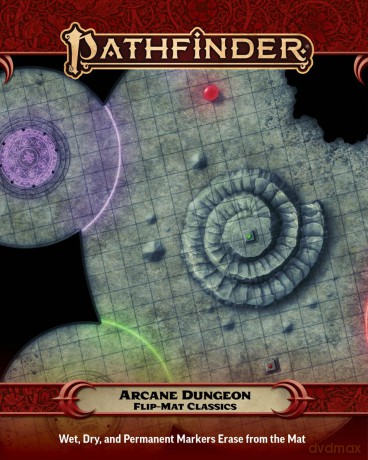 Pathfinder Flip-Mat Classics: Arcane Dungeon - Paizo Staff [KSIĄŻKA]