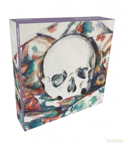 Paul Cezanne, Skull on a Curtain: 1000 Piece Puzzle [KSIĄŻKA]