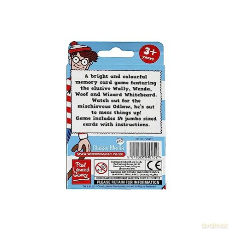 Paul Lamond 4015 Where's Waldo/Where's Wally Card Game [KSIĄŻKA]