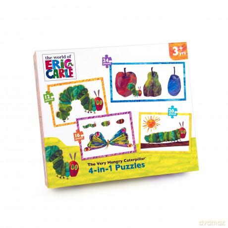 Paul Lamond 6135 'The Very Hungry Caterpillar' 4-in-1 Puzzle Set [PUZZLE]