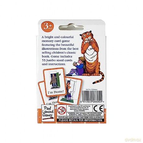 Paul Lamond 6695 Tiger Who Came To Tea Card Game [KSIĄŻKA]