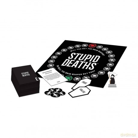 Paul Lamond Games Stupid Deaths Board Game,Black [KSIĄŻKA]