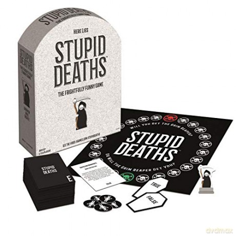 Paul Lamond Games Stupid Deaths Board Game,Black [KSIĄŻKA]