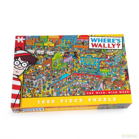Paul Lamond Where's Wally Wild West Puzzle (1000-Piece) [PUZZLE]