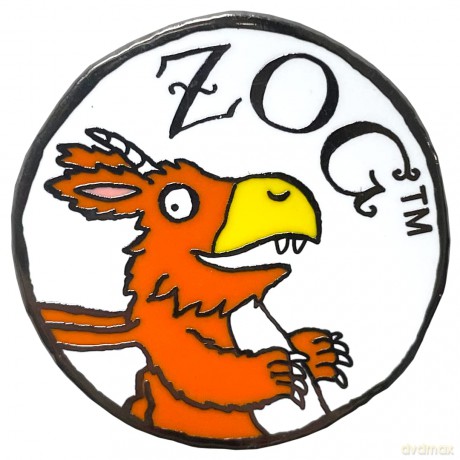 PAWPRINT FAMILY, Zog Enamel Pin Badge Lapel Pin Brooch Pin | Official Gifts from the Julia Donaldson and Axel Scheffler Books and Films (Zog Logo) [KSIĄŻKA]