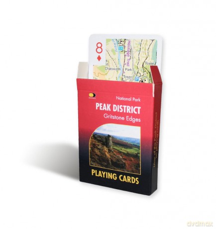 Peak District Playing Cards - Harvey Maps [KSIĄŻKA]