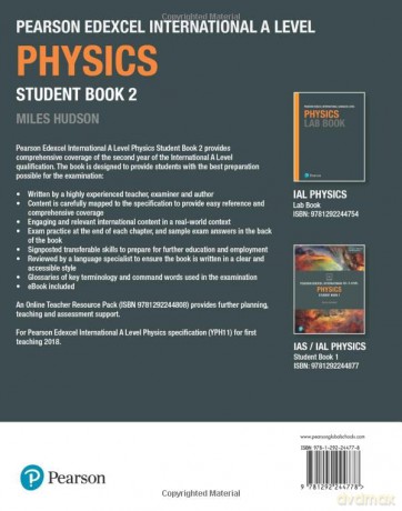 Pearson Edexcel International A Level Physics Student Book - Miles Hudson [KSIĄŻKA]