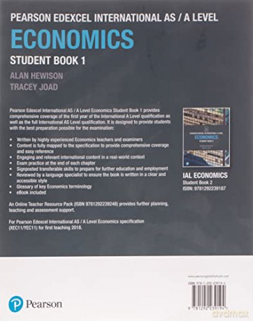 Pearson Edexcel International AS Level Economics Student Book (Edexcel International A Level) - Tracey Joad [KSIĄŻKA]