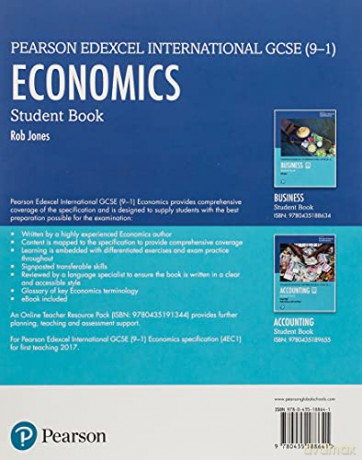 Pearson Edexcel International GCSE (9-1) Economics Student Book - Chad Chelius [KSIĄŻKA]