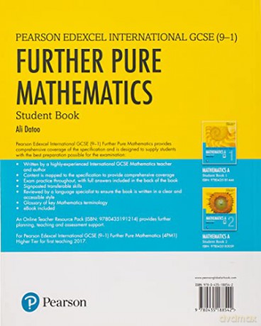 Pearson Edexcel International GCSE (9-1) Further Pure Mathematics Student Book - Dursun Delen [KSIĄŻKA]