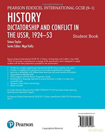 Pearson Edexcel International GCSE (9-1) History: Dictatorship and Conflict in the USSR, 1924-53 Student Book - Jagmohan Raju [KSIĄŻKA]