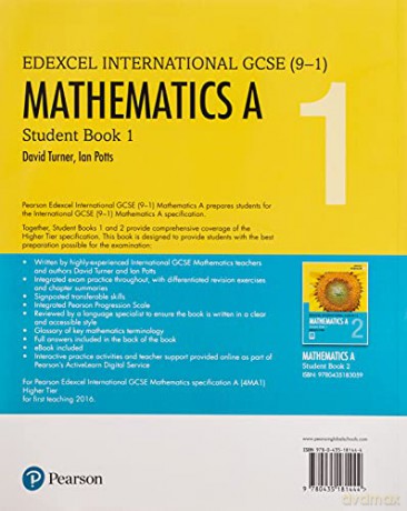 Pearson Edexcel International GCSE (9-1) Mathematics A Student Book 1 - Thomas Miller [KSIĄŻKA]