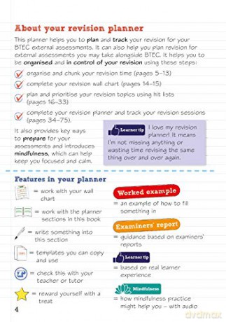 Pearson REVISE BTEC Revision Planner - 2023 and 2024 exams and assessments: for home learning, 2022 and 2023 assessments and exams (REVISE Companions) - Ashley Lodge [KSIĄŻKA]