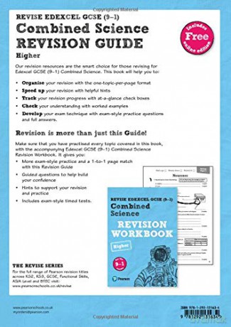 Pearson REVISE Edexcel GCSE (9-1) Combined Science Higher tier Catch-up Revision Pack: for home learning, 2022 and 2023 assessments and exams (Revise Edexcel GCSE Science 16) - Mike O'Neill [KSIĄŻKA]