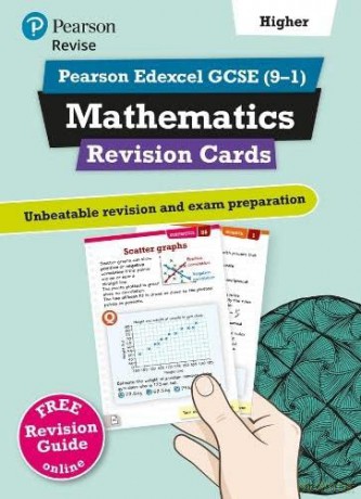 Pearson REVISE Edexcel GCSE Maths Higher Revision Cards (with free online Revision Guide) - 2023 and 2024 exams: for home learning, 2022 and 2023 assessments and exams (REVISE Edexcel GCSE Maths 2015) - Harry Smith [KSIĄŻKA]