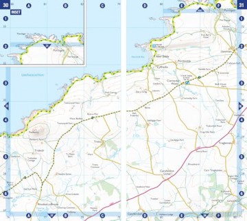 Pembrokeshire Coast Path: Plan your next adventure with A-Z (A -Z Adventure Series) - A-Z Maps [KSIĄŻKA]