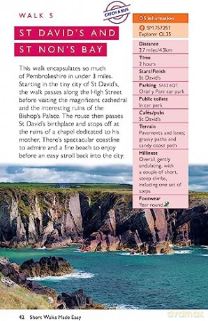 Pembrokeshire Coast Short Walks Made Easy | Ordnance Survey | 10 Accessible Walks For Everybody | Guidebook | Wales | Walks | Adventure: 10 Leisurely Walks (OS Short Walks Made Easy) - C.L. Taylor [KSIĄŻKA]