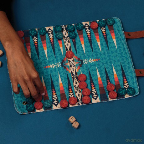 Pendleton Backgammon: Travel-ready Roll-up Game: Travel-ready Roll-up Game (Camping Games, Gift for Outdoor Enthusiasts) - Pendleton Woolen Mills [GRA]