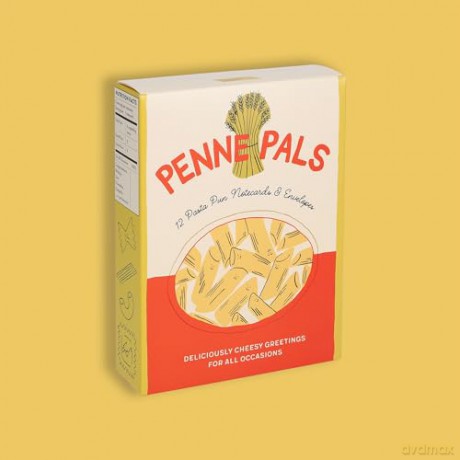 Penne Pals: 12 Pasta Pun Notecards & Envelopes - Chronicle Books [KSIĄŻKA]
