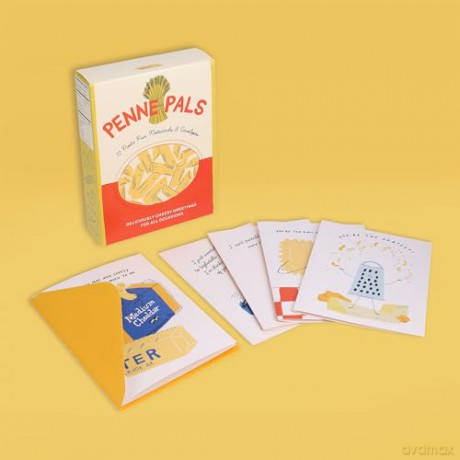 Penne Pals: 12 Pasta Pun Notecards & Envelopes - Chronicle Books [KSIĄŻKA]
