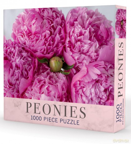 Peonies Puzzles: 1000 Piece Puzzle - Gibbs Smith [KSIĄŻKA]