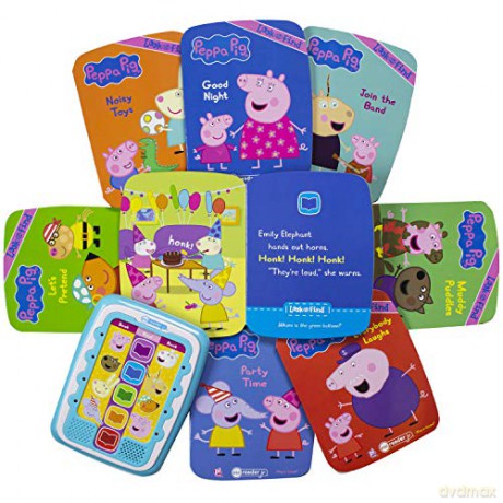 Peppa Pig - Electronic Me Reader Jr and 8 Look and Find Sound Book Library - PI Kids - Susan Rich Brooke [KSIĄŻKA]
