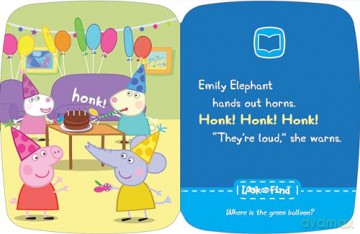 Peppa Pig - Electronic Me Reader Jr and 8 Look and Find Sound Book Library - PI Kids - Susan Rich Brooke [KSIĄŻKA]