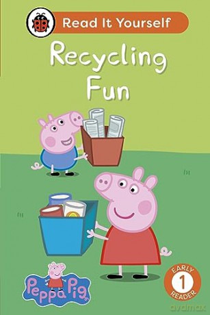 Peppa Pig Recycling Fun: Read It Yourself - Level 1 Early Reader - Ladybird [KSIĄŻKA]
