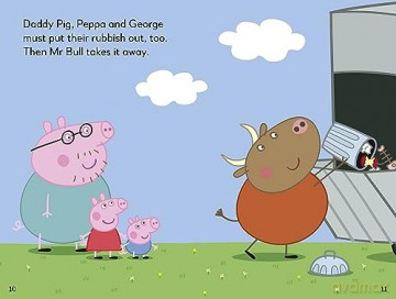 Peppa Pig Recycling Fun: Read It Yourself - Level 1 Early Reader - Ladybird [KSIĄŻKA]