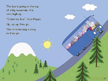 Peppa Pig School Bus Trip: Read It Yourself - Level 2 Developing Reader - Ladybird [KSIĄŻKA]