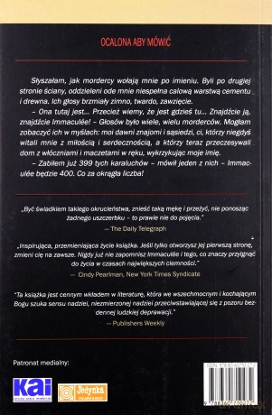 Ocalona Aby Mówić - Ilibagiza I. [KSIĄŻKA]