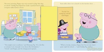 Peppa Pig: Peppa's First Day at School: A Lift-the-Flap Picture Book [KSIĄŻKA]