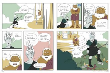 Persephone and the Underworld: A Modern Graphic Greek Myth (Mythology Graphics) - Jessica Gunderson [KOMIKS]