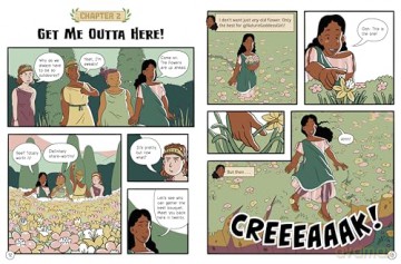 Persephone and the Underworld: A Modern Graphic Greek Myth (Mythology Graphics) - Jessica Gunderson [KOMIKS]