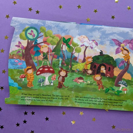 Peter Pan Fairy Tale Sound Book - 6 Enchanting Sound Buttons To Press And Play (Sound Books) [KSIĄŻKA]