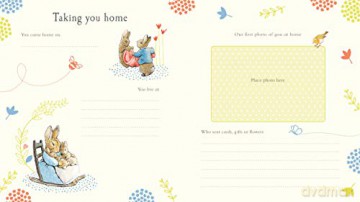 Peter Rabbit Baby Record Book - Potter Beatrix [KSIĄŻKA]