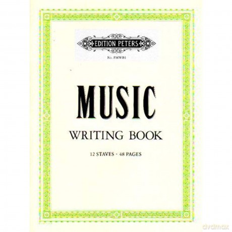 Peters Music Writing Book: 12 Notensysteme pro Seite (Edition Peters) - Collins Easy Learning [KSIĄŻKA]