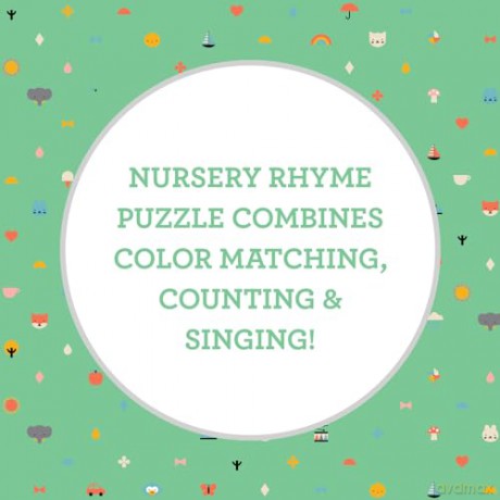 Petit Collage Nursery Counting Puzzle: Five Little Speckled Frogs - Petit Collage [PUZZLE]