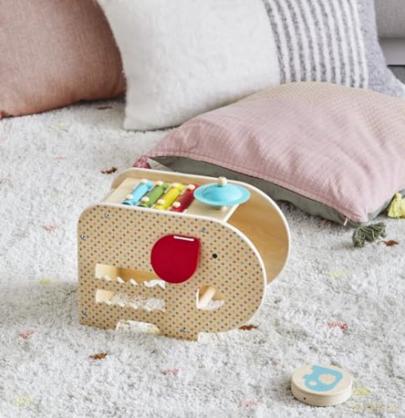 Petit Collage Wooden 5-in-1 Elephant Music