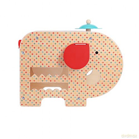 Petit Collage Wooden 5-in-1 Elephant Music
