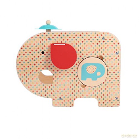 Petit Collage Wooden 5-in-1 Elephant Music