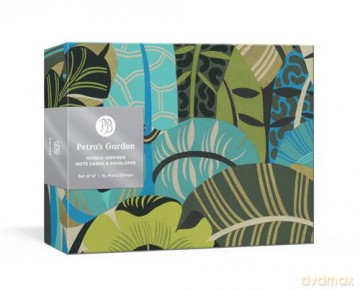 Petra's Garden Note Cards: Nordic-Inspired Note Cards and Envelopes - Petra Borner [KSIĄŻKA]