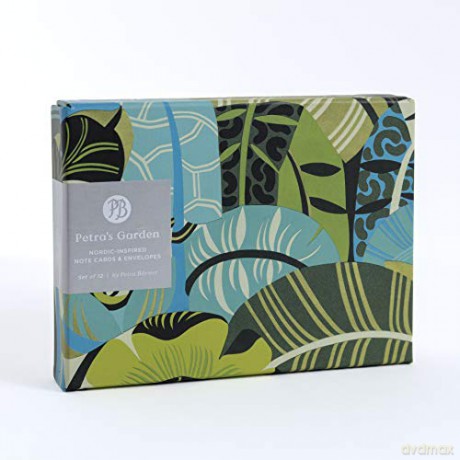 Petra's Garden Note Cards: Nordic-Inspired Note Cards and Envelopes - Petra Borner [KSIĄŻKA]