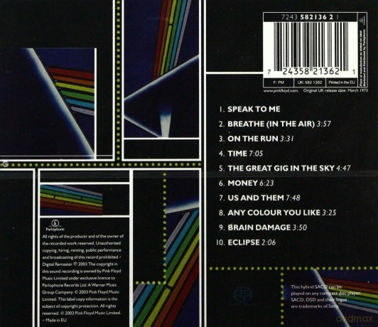 Pink Floyd: Dark Side Of The Moon 30th Anniversary [SACD]