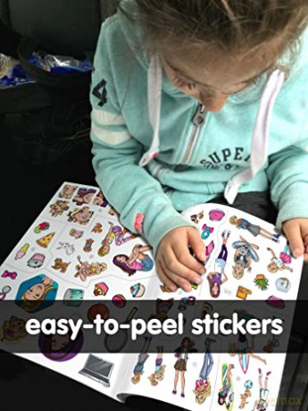 Phidal - Mattel Barbie Sticker Book Treasury Activity Book for Kids Children Toddlers Ages 3 and Up, Holiday Christmas Birthday Gift [PUZZLE]