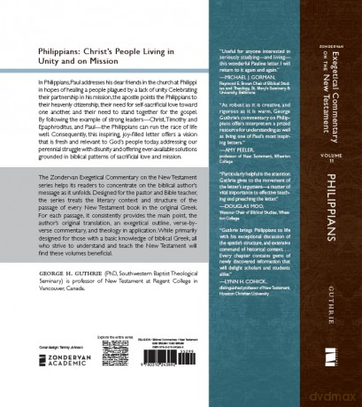 Philippians (Zondervan Exegetical Commentary on the New Testament) - Bridget Collins [KSIĄŻKA]