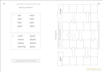 Phonic Books Dandelion Readers Reading and Spelling Activities Vowel Spellings Level 1: One spelling for each vowel sound (Phonic Books Beginner Decodable Readers) - Phonic Books [KSIĄŻKA]